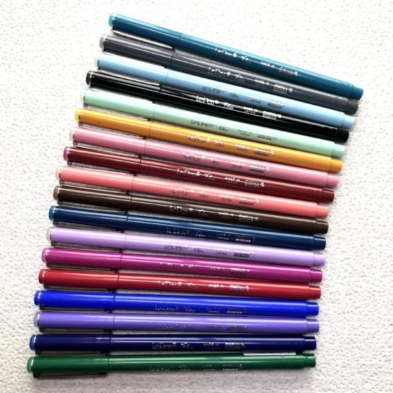 Brushpens LePen Flex 6er Set Pastel – Bild 4