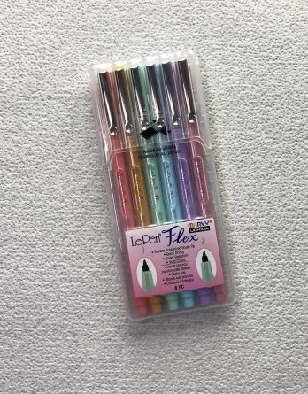 Brushpens LePen Flex 6er Set Pastel