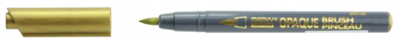 Metallic Brushpens Set Opaque Brush 6 Farben – Bild 3