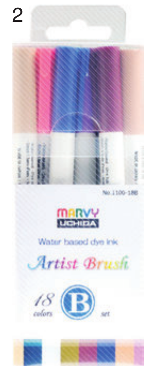 Artist Brush Brushpens 18B